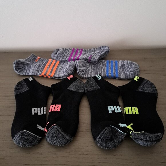 Brand New Bundle ADIDAS Superlite  PUMA Full Cushion No Show Women Sock 7-pair - Picture 9 of 9